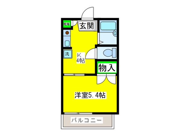 ネスト旭ヶ丘の物件間取画像